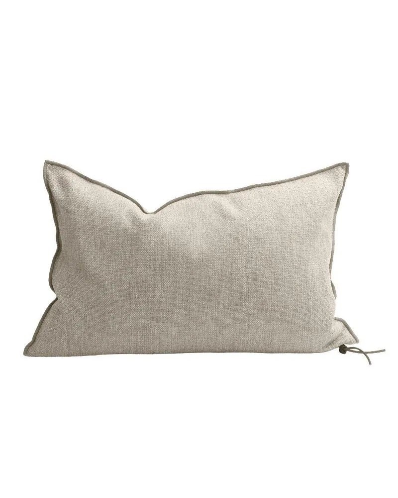 Coussin Vice Versa Toile In & Outdoor Menorca, Chanvre