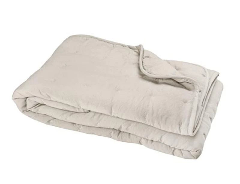 Edredon polyester - ANGKOR Beige Nacre