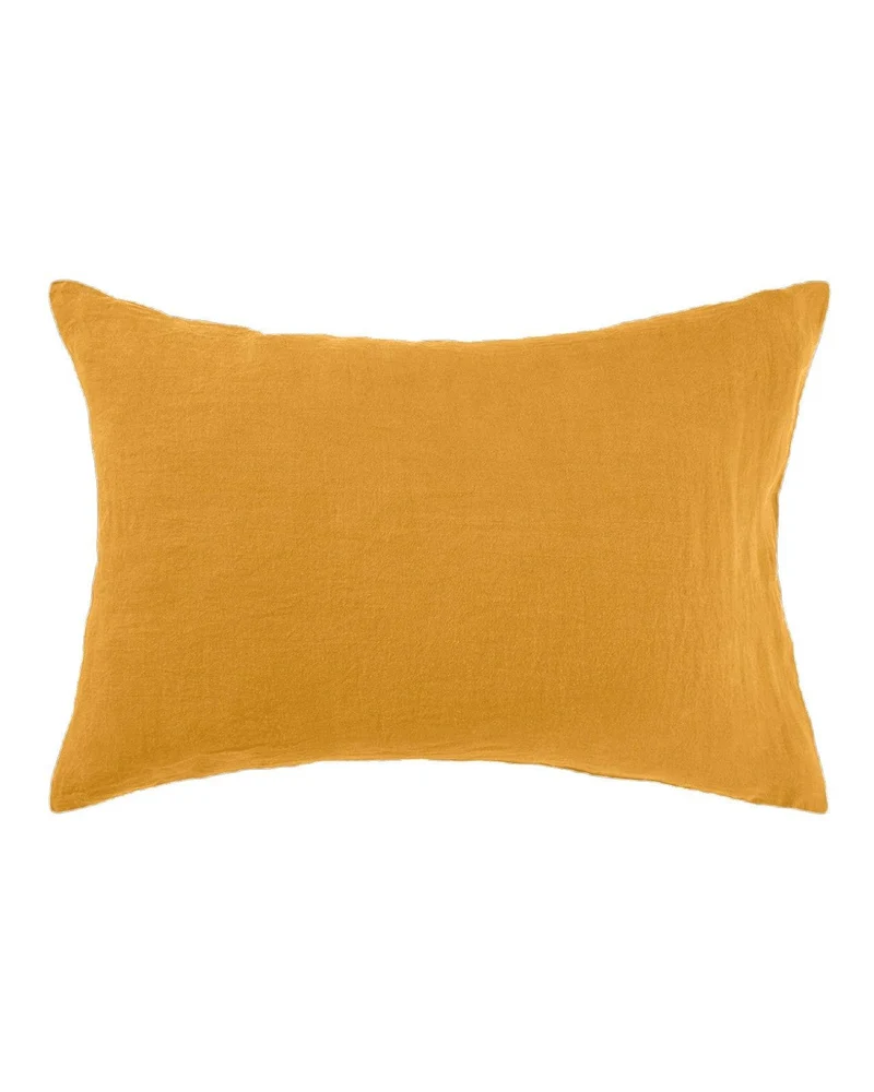 Taie d'oreiller Linge Particulier, Miel