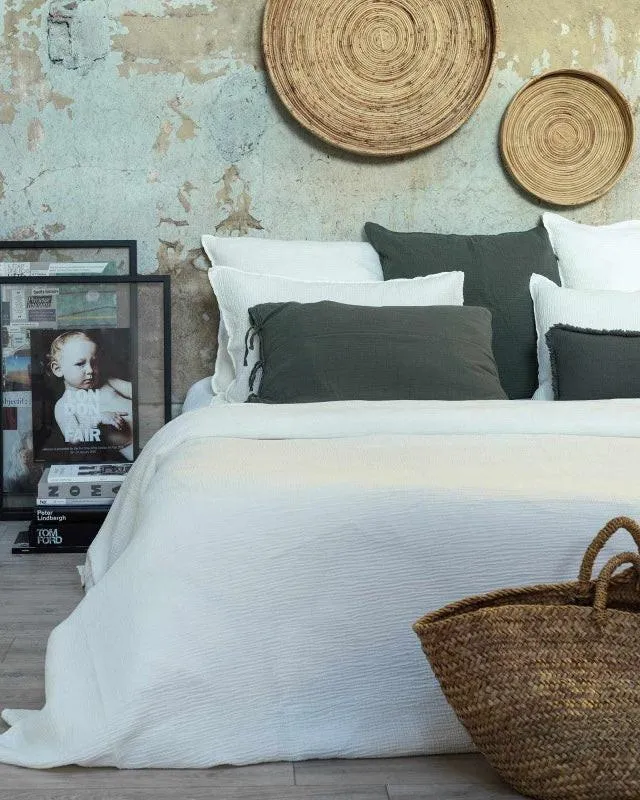Housse de couette en gaze de coton, Milk