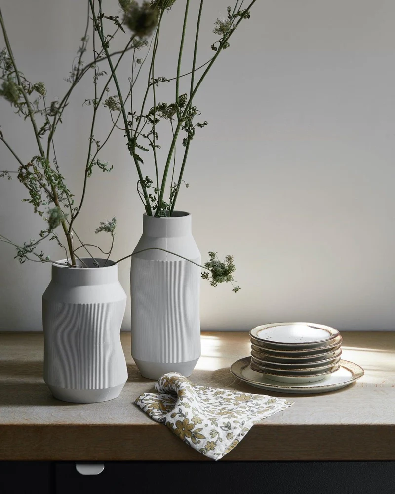 Serviette de table Linge Particulier, Fleur Moutarde