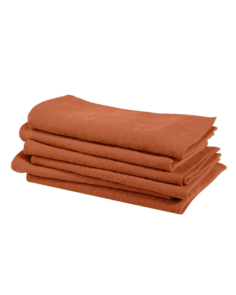 Serviette de table Linge Particulier, Sienne