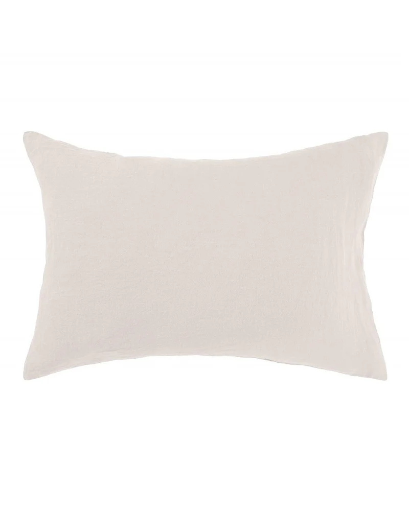 Taie d'oreiller Linge Particulier, Craie