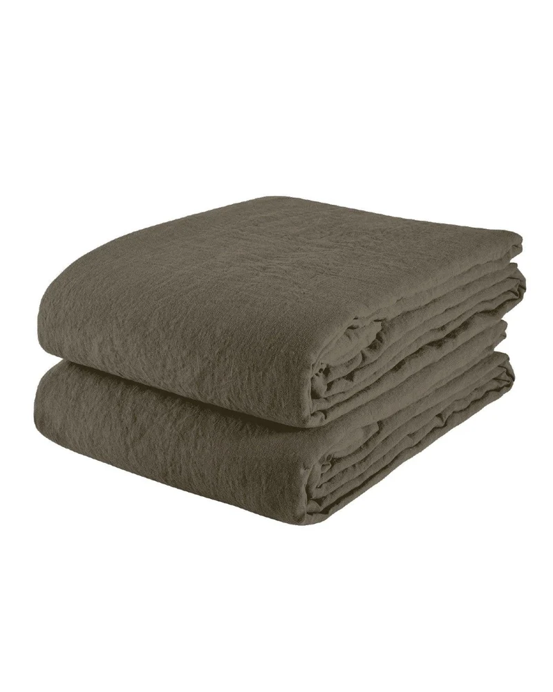 Housse de couette Linge Particulier, Kaki
