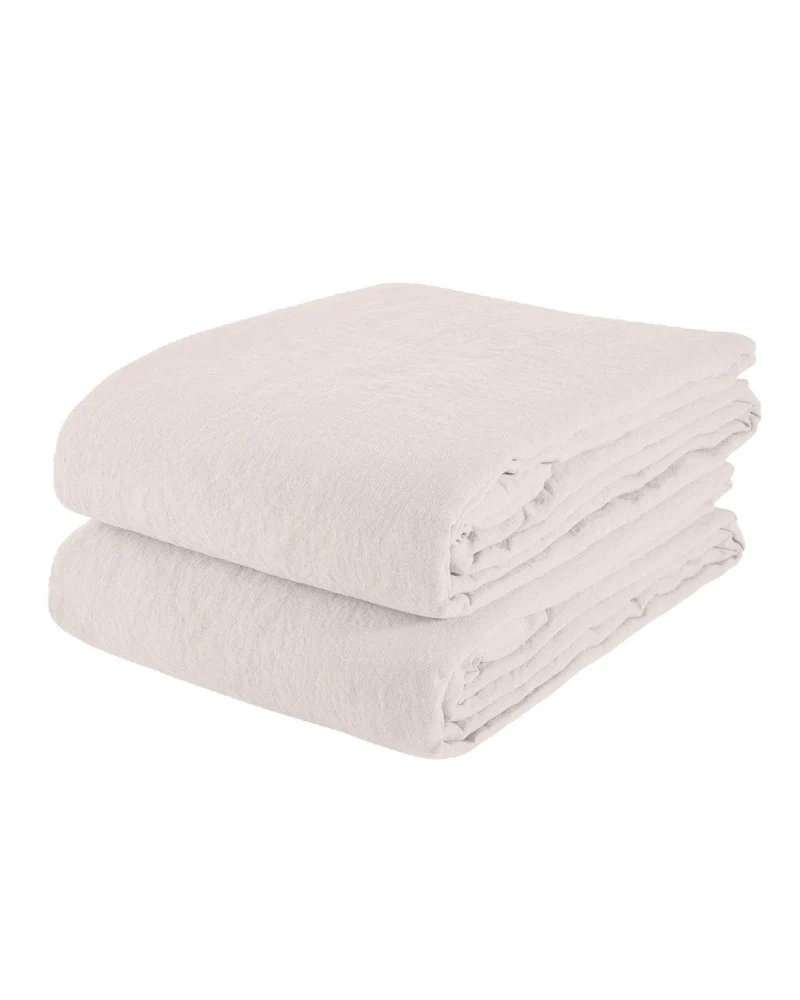 Housse de couette Linge Particulier, Craie