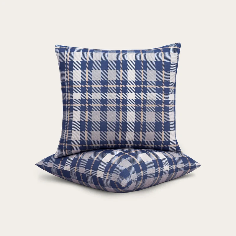HappyBed Sierkussensloop | Tartan | Set van 2