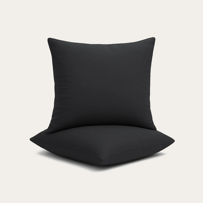 HappyBed Sierkussensloop | Black | Set van 2