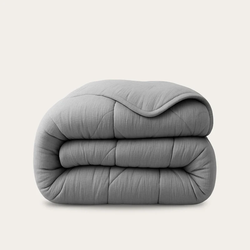 Wasbaar All Season Dekbed | Mousseline | Grey