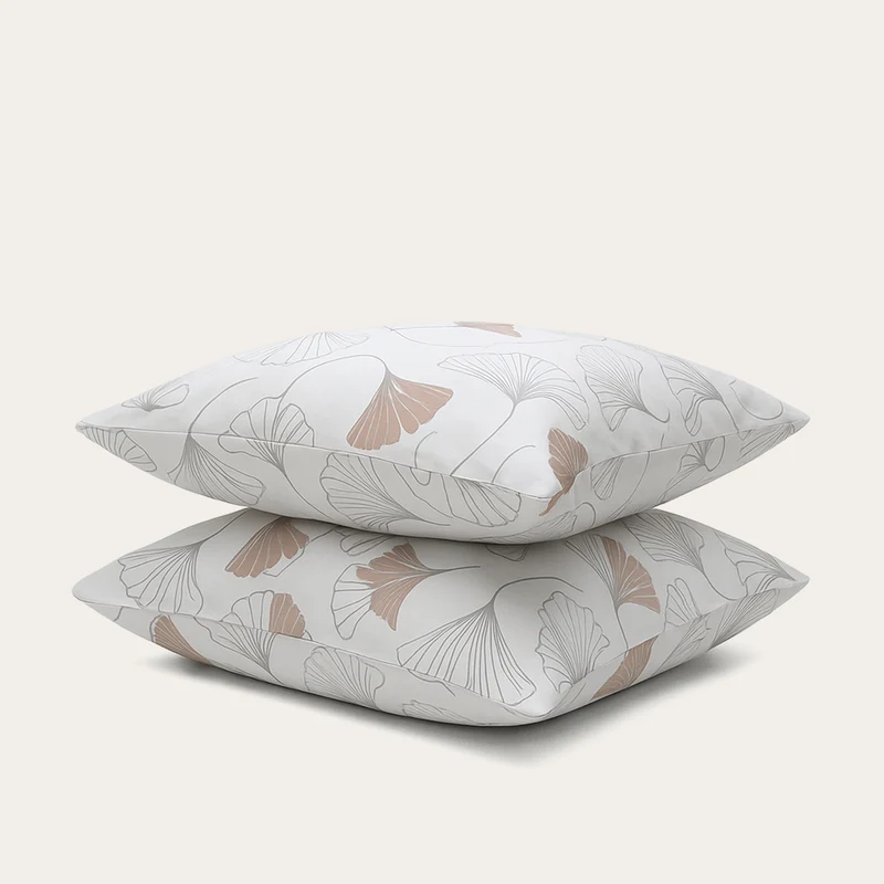 HappyBed Kussensloop | Pink Stems | Set van 2