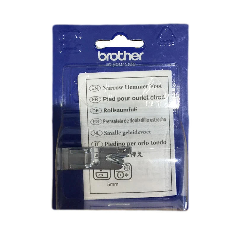 Pied-de-biche pour ourlet étroit Brother