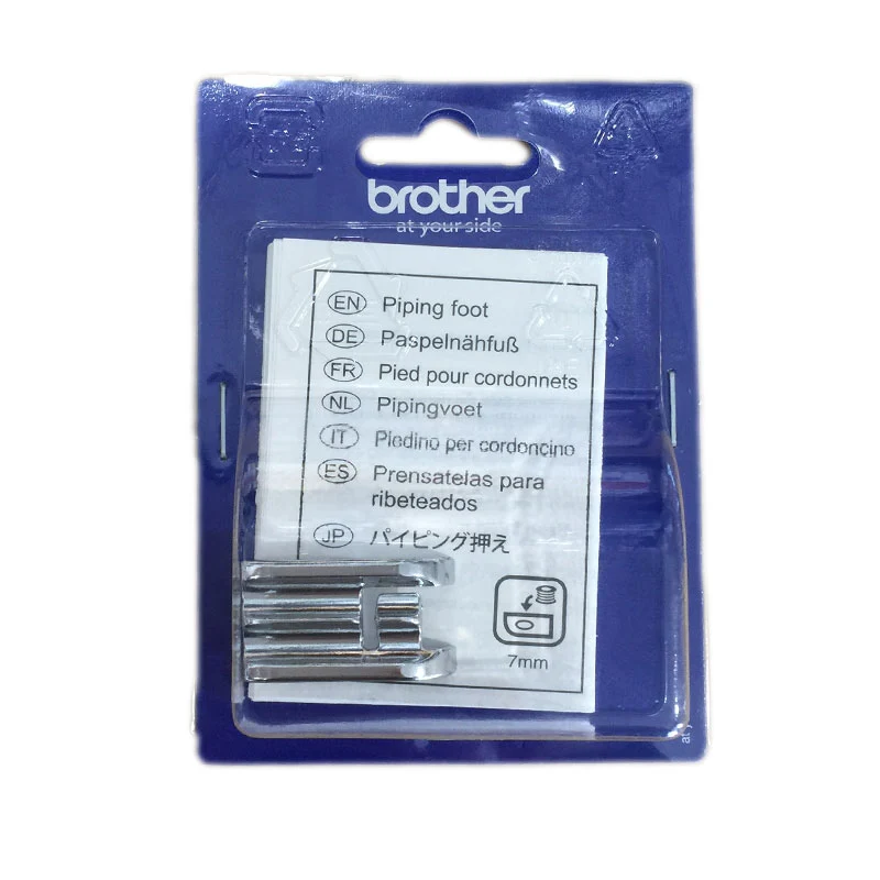 Pied-de-biche pour cordonnets passepoils Brother