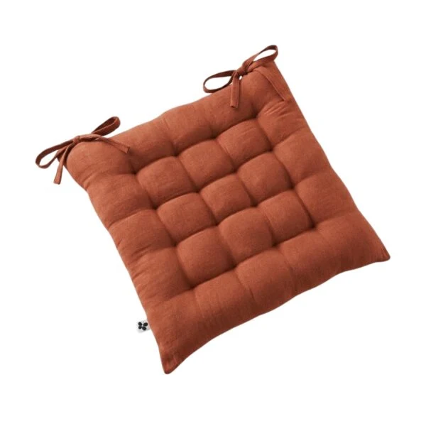KALA Assise matelassée extérieur 38x38 Terracotta