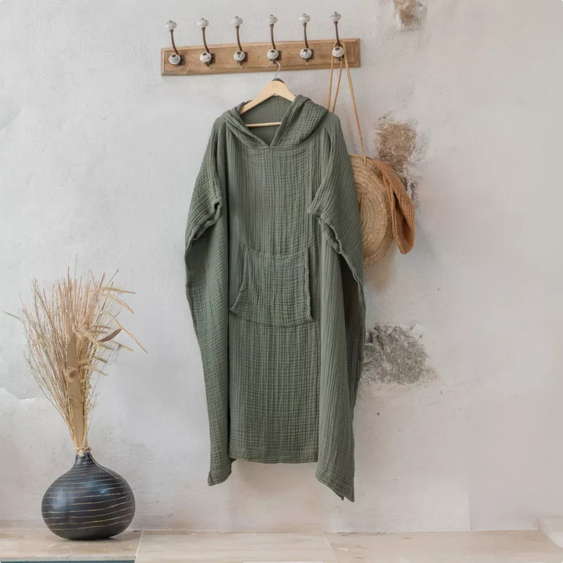 PONCHO Adulte vert romarin