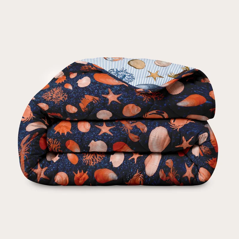 Wasbaar All Season Dekbed | A Fish Named Fred & HappyBed | Seashore