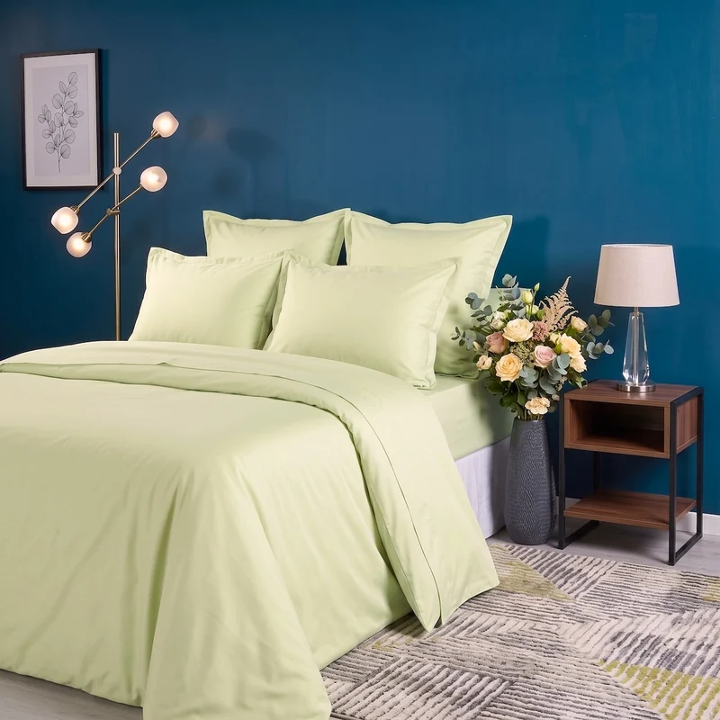 Housse de couette unie - Coton 57 fils