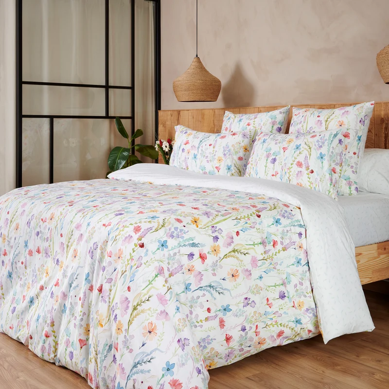 Housse de couette Sophie - Percale de coton