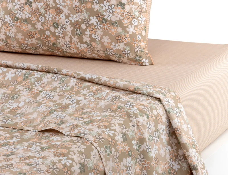 Drap plat Percale de coton - CARACO