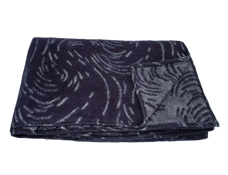 Couverture Laine et Coton - WELLINGTON Graphite