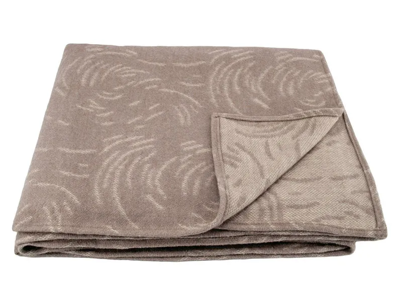 Couverture Laine et Coton - WELLINGTON Tourterelle