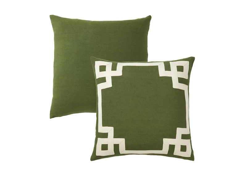 Housse de coussin en Lin - ACHILLE Palme