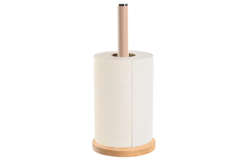 PORTE ROULEAU PAPIER - Bambou tige métal beige