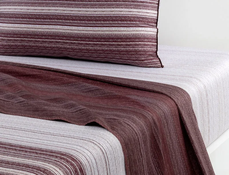 Drap plat Satin de coton - TERRA ROXA