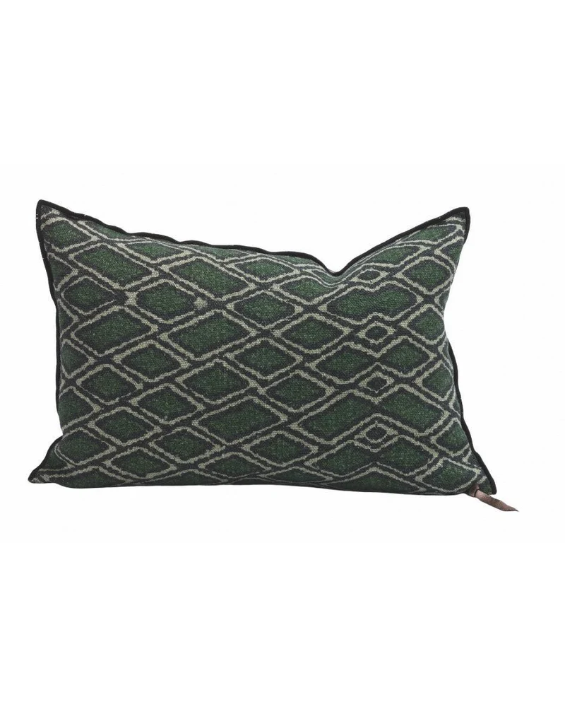 Coussin Vice Versa en toile Lin Wabi-Sabi, Samarkand Forest