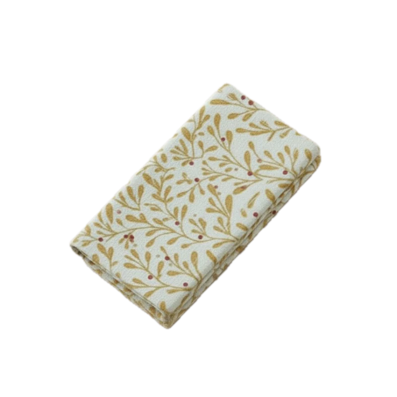 Lot de 2 Serviettes de table Gui D'or - 100% Coton