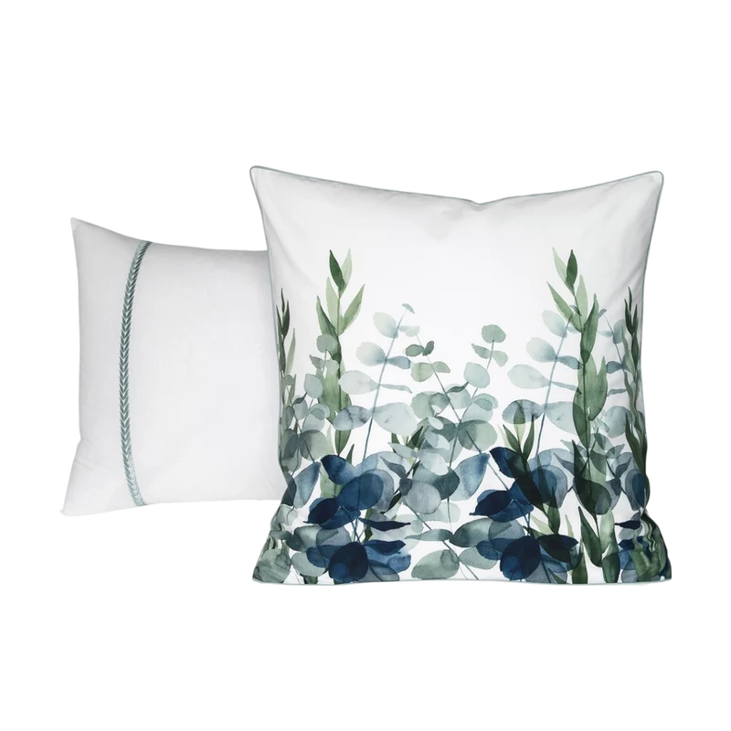 Taie d'oreiller Eucalyptus - Percale de coton