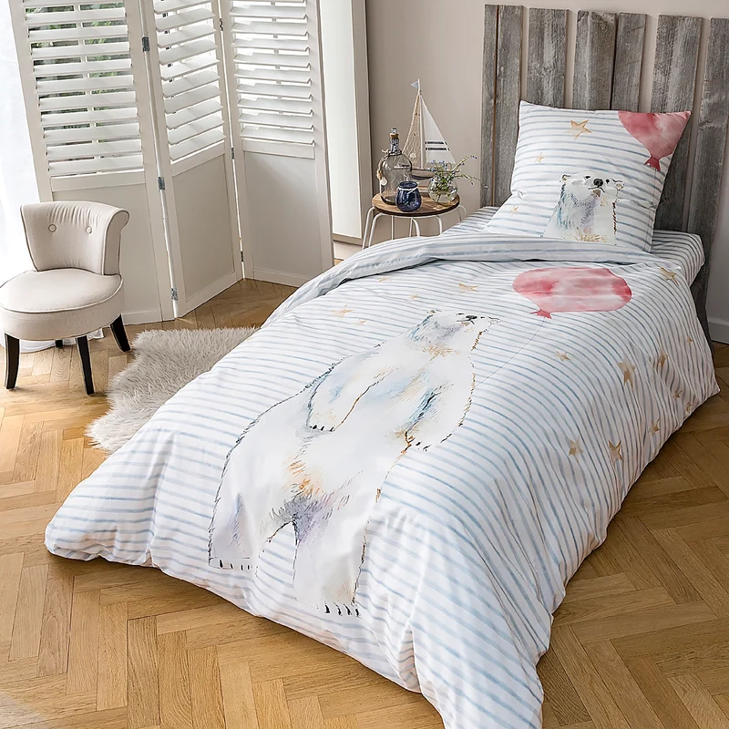 Housse de couette Gaspard - Percale de coton