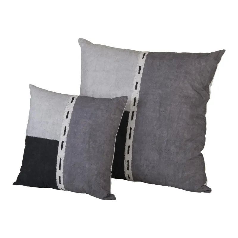 Cuscino arredo hatch Moderno in Percalle