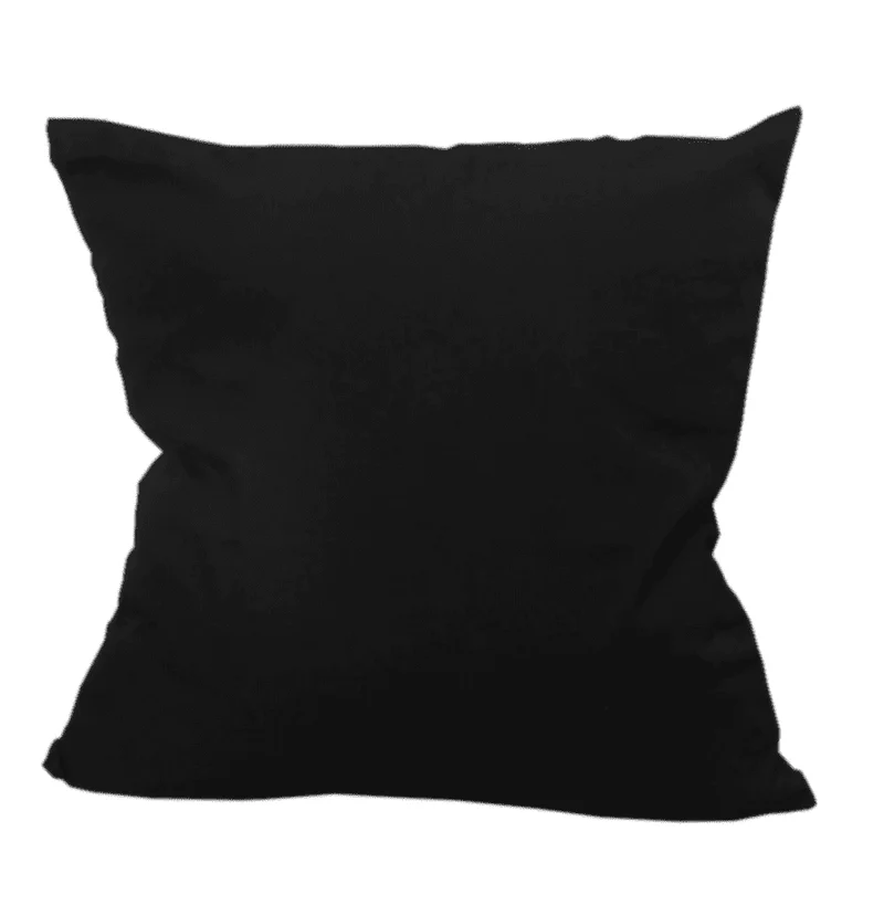 Housse de coussin 45x45 Noir