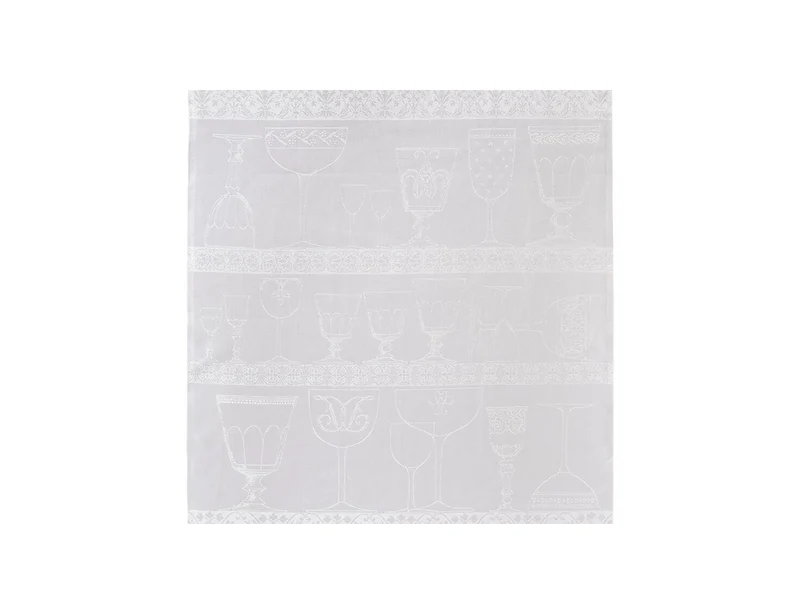 Essuie-Verres 100% lin - CRISTAL Blanc