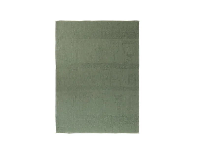 Essuie-Verres 100% lin - CRISTAL Verveine