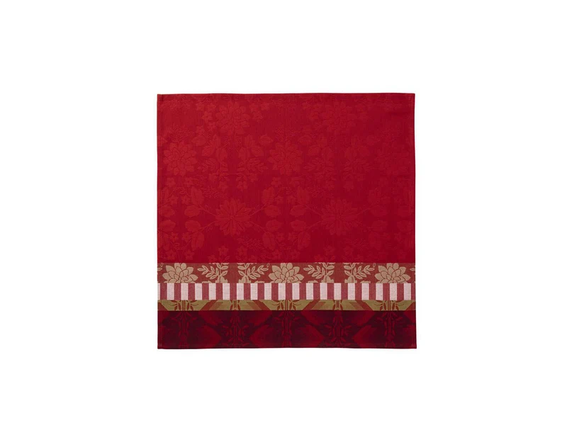 Serviette de table Coton Jacquard - GIPSY Rubis