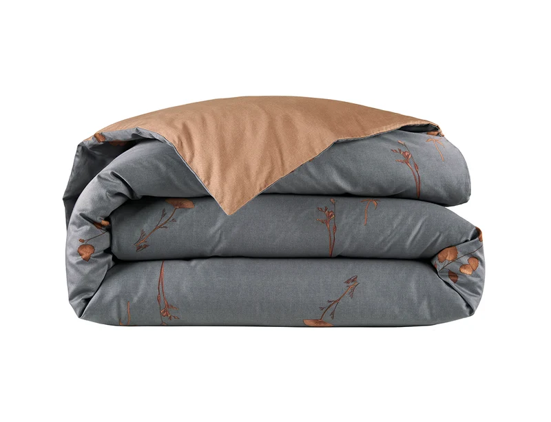 Housse de couette Satin de coton - MIDNIGHT FLOWER