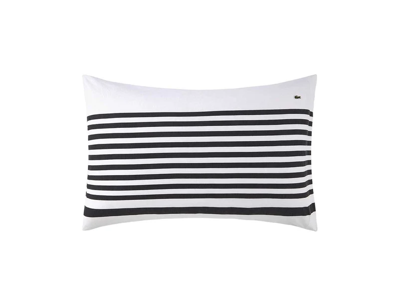 Taie d'oreiller Jersey Biologique - L BAYADERE Bitume