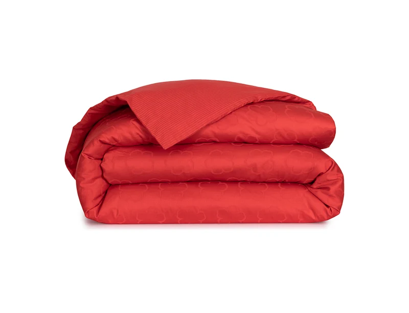 Housse de couette Satin Jacquard - K HANADOT Pavot