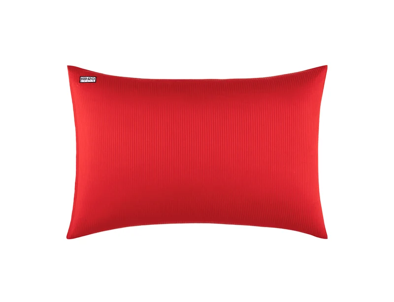 Taie d'oreiller Satin Jacquard - K HANADOT Pavot