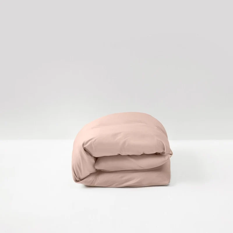 Housse de couette en satin coton égyptien 300 fils • Beige Argile