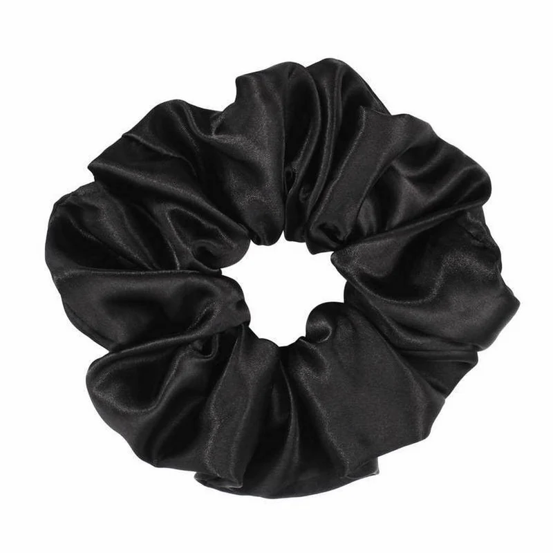 Chouchou soie noir