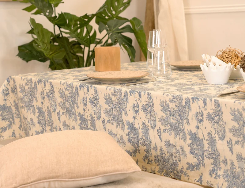 Nappe Coton enduit - PASTORALE Navy