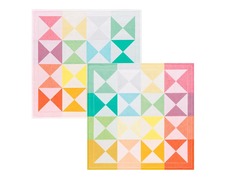 Serviette de table Coton Jacquard - ORIGAMI Multico
