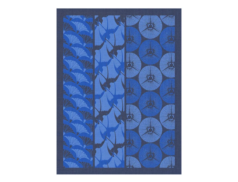 Torchon 100% coton - YUKATA Indigo