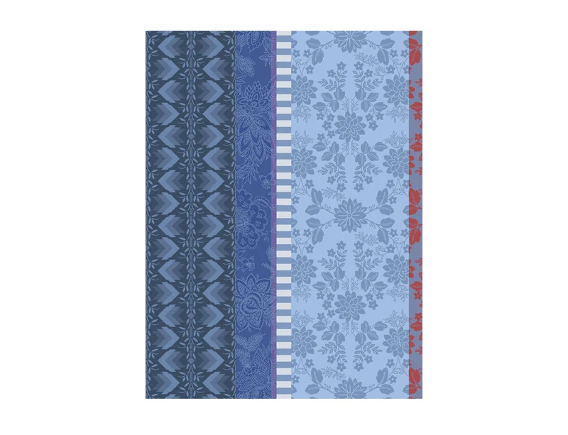 Torchon Coton Jacquard - GIPSY Azur