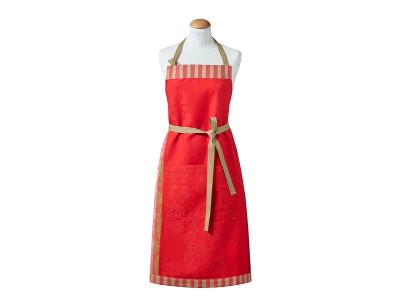 Tablier Coton Coton Jacquard - GIPSY Rubis