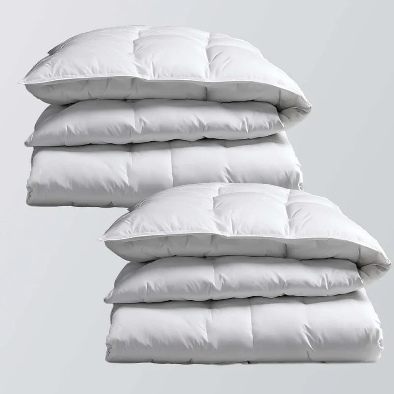 Pack couettes duvet de canard français été et mi-saison