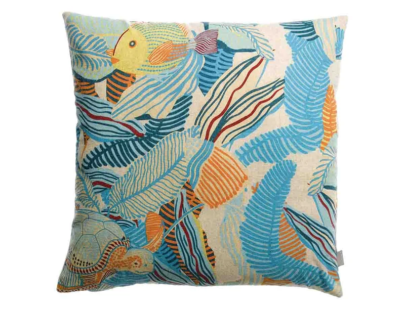 Coussin Imprimé - DORI Lagon