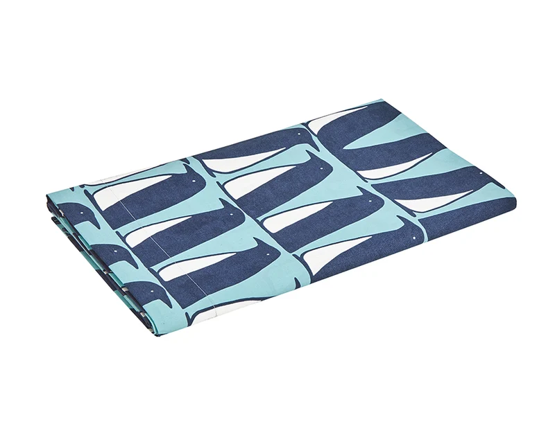 Drap plat Percale de coton - ARCTIQUE Glacier