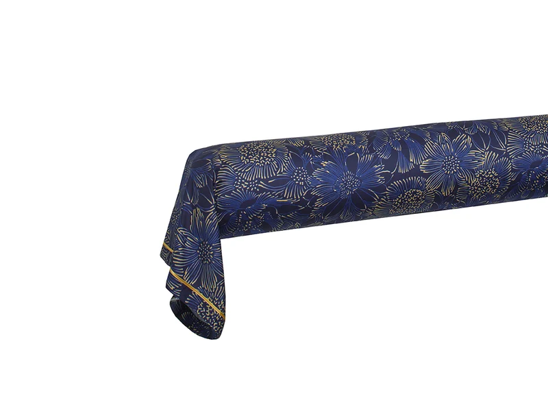 Taie de traversin Satin de coton - ELIXIR Indigo